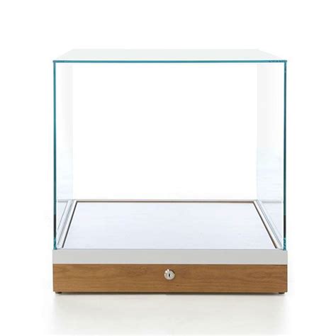 glass metal square box black|Square Glass Display Box .